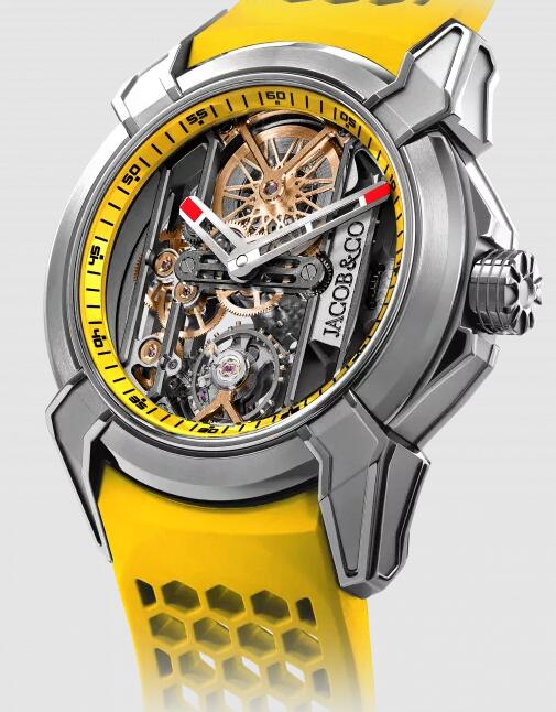 Jacob & Co. EPIC X TITANIUM YELLOW Watch Replica EX110.20.AA.AD.ABRUA Jacob and Co Watch Price